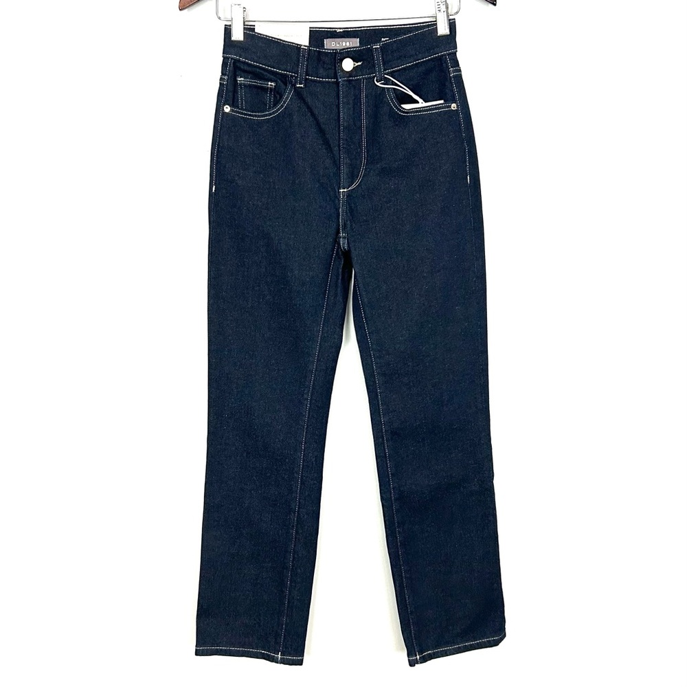 DL1961 Patti Straight High Rise Vintage Ankle Jeans Women’s Size 24 Bright Rinse